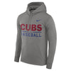 Chicago Cubs Pullover Hoodie - Heathered Gray