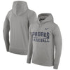 San Diego Padres Pullover Hoodie - Heathered Gray