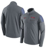 Chicago Cubs Elite Half-Zip Pullover Jacket - Gray