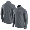 Washington Nationals Elite Half-Zip Pullover Jacket - Gray