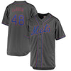 Jacob deGrom New York Mets Majestic Fashion Big & Tall Player Jersey - Charcoal