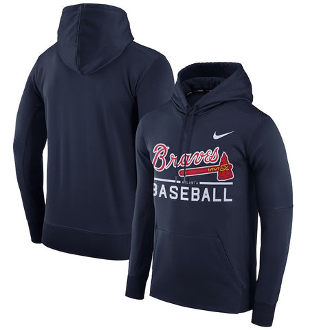 Atlanta Braves Pullover Hoodie - Navy