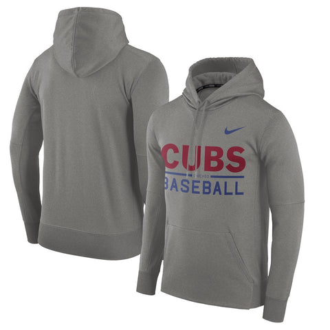 Chicago Cubs Pullover Hoodie - Heathered Gray