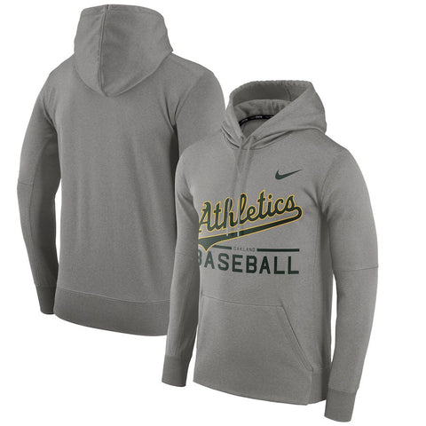 Oakland Athletics Pullover Hoodie - Heathered Gray