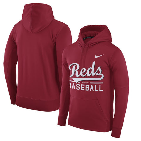 Cincinnati Reds Pullover Hoodie - Red