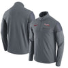 Atlanta Braves Elite Half-Zip Pullover Jacket - Gray