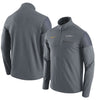 Milwaukee Brewers Elite Half-Zip Pullover Jacket - Gray