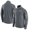 Pittsburgh Pirates Elite Half-Zip Pullover Jacket - Gray