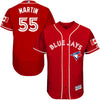 Russell Martin Toronto Blue Jays Majestic Fashion Canada Day Flex Base Authentic Player Jersey - Scarlet