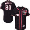 Daniel Murphy Washington Nationals Majestic Alternate Flex Base Authentic Collection Player Jersey - Navy