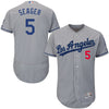 Corey Seager Los Angeles Dodgers Majestic Home Flex Base Authentic Collection Player Jersey