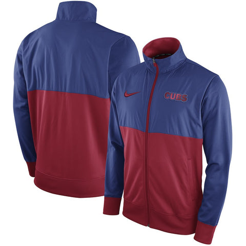 Chicago Cubs Full-Zip Track Jacket - Royal