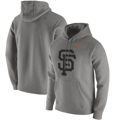San Francisco Giants Club Hoodie - Heathered Gray