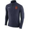 Detroit Tigers Element Half-Zip Performance Top - Heathered Gray