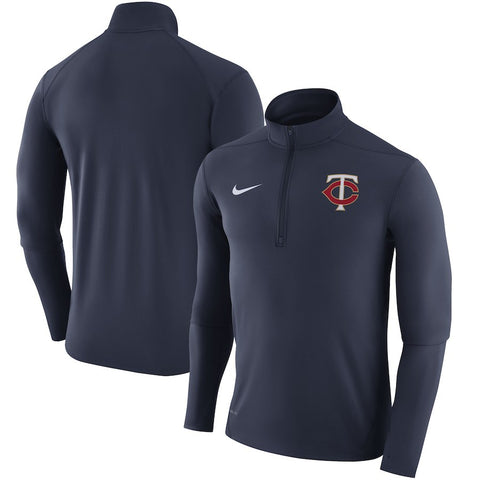 Minnesota Twins Element Half-Zip Performance Top - Navy