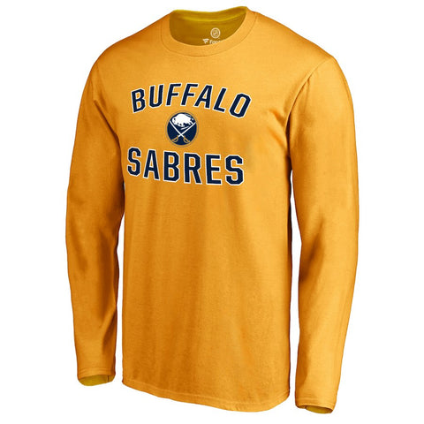 Buffalo Sabres Victory Arch Long Sleeve T-Shirt - Gold
