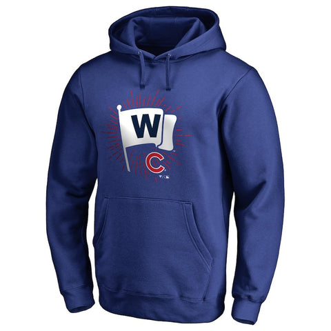 Chicago Cubs Cubs Win Hometown Pullover Hoodie - Royal