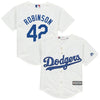 Jackie Robinson Los Angeles Dodgers Majestic Preschool Fashion Official Cool Base Player Jersey - White