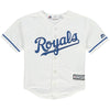 Mike Moustakas Kansas City Royals Majestic Preschool Alternate Official Cool Base Player Jersey - White