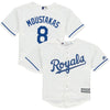 Mike Moustakas Kansas City Royals Majestic Preschool Alternate Official Cool Base Player Jersey - White