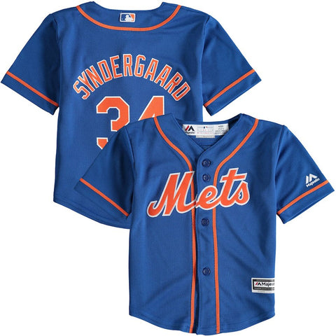 Noah Syndergaard New York Mets Majestic Toddler Alternate Official Cool Base Player Jersey - Royal