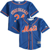 Noah Syndergaard New York Mets Majestic Toddler Alternate Official Cool Base Player Jersey - Royal