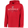 Washington Nationals Majestic Know Tomorrow Poly Synthetic Pullover Hoodie - Red