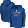 Texas Rangers Majestic Know Tomorrow Poly Synthetic Pullover Hoodie - Royal
