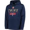 Minnesota Twins Majestic Know Tomorrow Poly Synthetic Pullover Hoodie - Navy