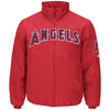 Los Angeles Angels Majestic On-Field Therma Base Thermal Full-Zip Jacket - Red