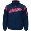 Cleveland Indians Majestic On-Field Therma Base Thermal Full-Zip Jacket - Navy