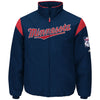Minnesota Twins Majestic On-Field Therma Base Thermal Full-Zip Jacket - Navy