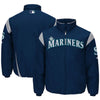 Seattle Mariners Majestic On-Field Therma Base Thermal Full-Zip Jacket - Navy