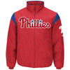 Philadelphia Phillies Majestic On-Field Therma Base Thermal Full-Zip Jacket - Red