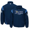 Tampa Bay Rays Majestic On-Field Therma Base Thermal Full-Zip Jacket - Navy