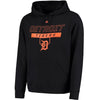 Detroit Tigers Majestic Ready and Able Pop Logo Pullover Hoodie - Black