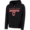 Cleveland Indians Majestic Ready and Able Pop Logo Pullover Hoodie - Black