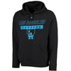 Los Angeles Dodgers Dodgers Majestic Ready and Able Pop Logo Pullover Hoodie - Black