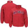 Los Angeles Angels Majestic On-Field Therma Base Thermal Full-Zip Jacket - Red