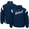 Detroit Tigers Majestic On-Field Therma Base Thermal Full-Zip Jacket - Navy