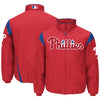 Philadelphia Phillies Majestic On-Field Therma Base Thermal Full-Zip Jacket - Red