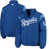 Kansas City Royals Majestic On-Field Therma Base Thermal Full-Zip Jacket - Royal