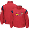 St. Louis Cardinals Majestic On-Field Therma Base Thermal Full-Zip Jacket - Red