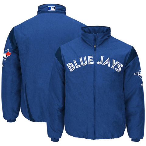 Toronto Blue Jays Majestic On-Field Therma Base Thermal Full-Zip Jacket - Royal