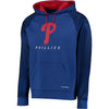 Philadelphia Phillies Majestic Armor II Tonal Therma Base Pullover Hoodie - Royal