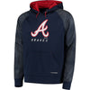 Atlanta Braves Majestic Armor II Tonal Therma Base Pullover Hoodie - Navy