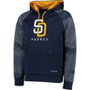San Diego Padres Majestic Armor II Tonal Therma Base Pullover Hoodie - Navy