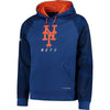 New York Mets Majestic Armor II Tonal Therma Base Pullover Hoodie - Royal
