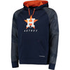 Houston Astros Majestic Armor II Tonal Therma Base Pullover Hoodie - Navy