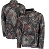 Kansas City Royals Majestic Sweat and Determination Half-Zip Pullover Jacket -Camo
